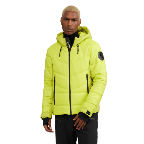 Pajar mens thebe mixed media ski jacket with fixed hood