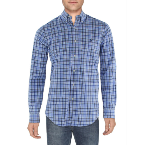 Polo Ralph Lauren mens classic fit plaid button-down shirt