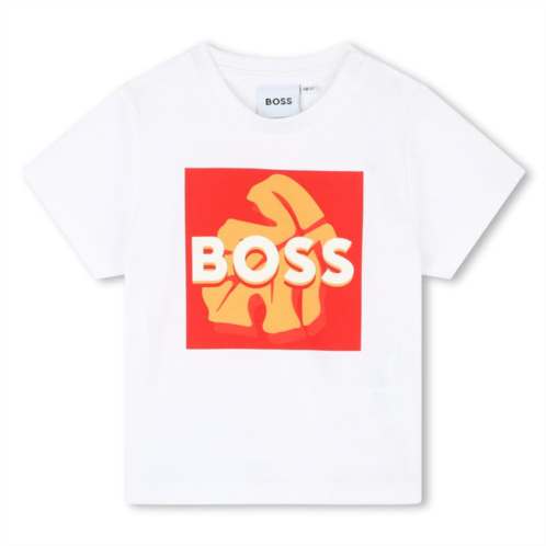 BOSS white logo t-shirt