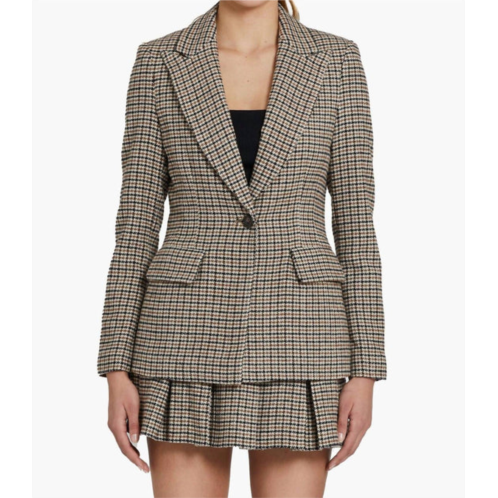 Amanda Uprichard aldridge houndstooth blazer