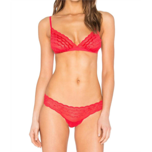 Cosabella dream catcher soft bra in rossetto