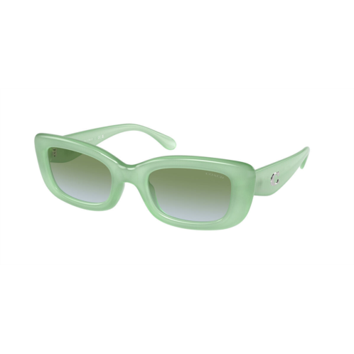 Coach womens 51mm milky mint sunglasses