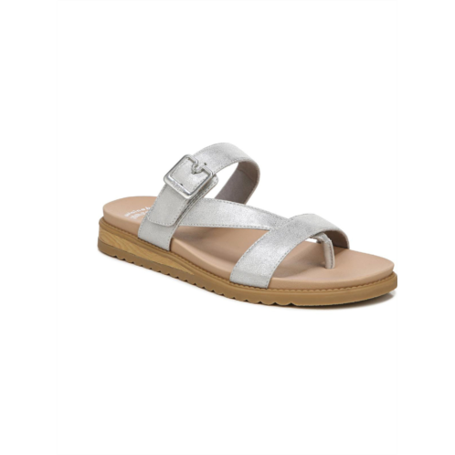 Dr. Scholl island dream womens metallic thong slide sandals