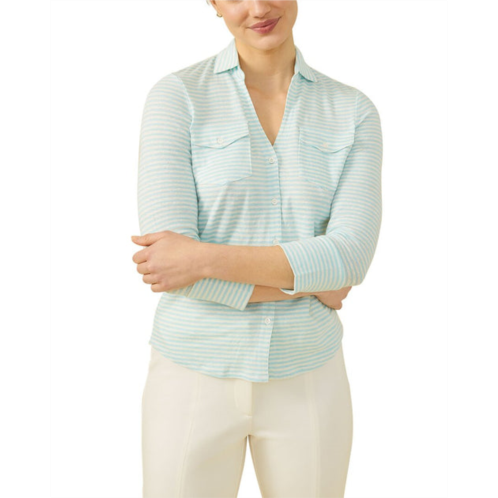 J.McLaughlin brynn linen-blend top