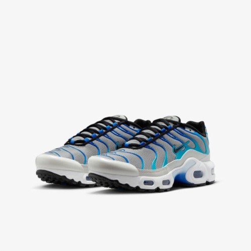 Nike air max plus cd0609-019 unisex kids smoke gray & blue running shoes nr2641