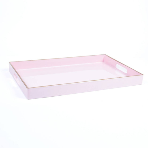 8 Oak Lane rectangular tray in pink