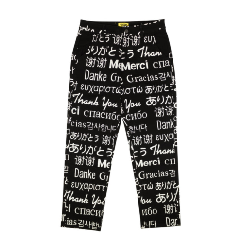 Chinatown Market thank you languages pants - black