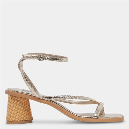 Dolce Vita banita sandals light gold crackled stella