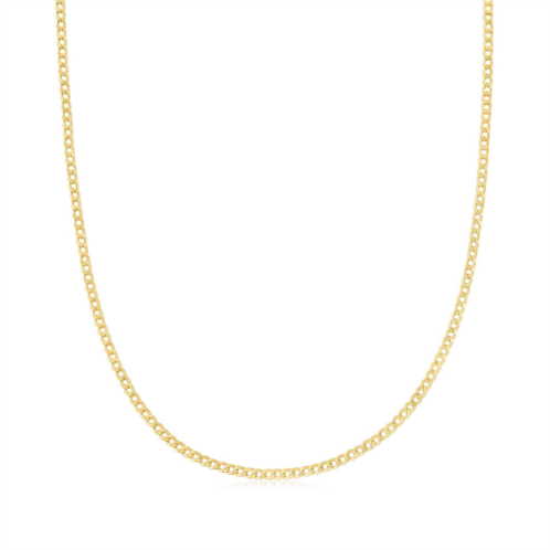 Canaria Fine Jewelry canaria 2.3mm 10kt yellow gold curb-link necklace