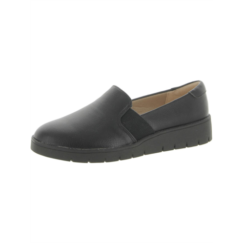 LifeStride on the go womens faux leather slip on loafers