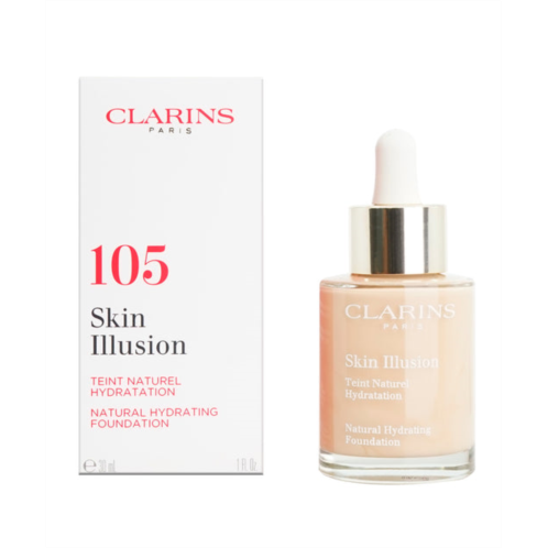 Clarins skin illusion natural hydrating foundation 105 nude 1 oz