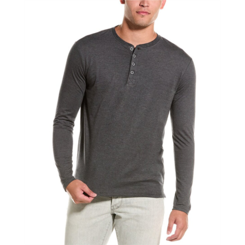 WEATHERPROOF VINTAGE sueded microstripe henley