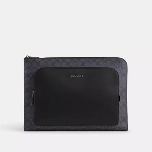 Coach Outlet ethan portfolio in signature canvas