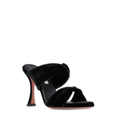 AQUAZZURA twist 95 sandal in black