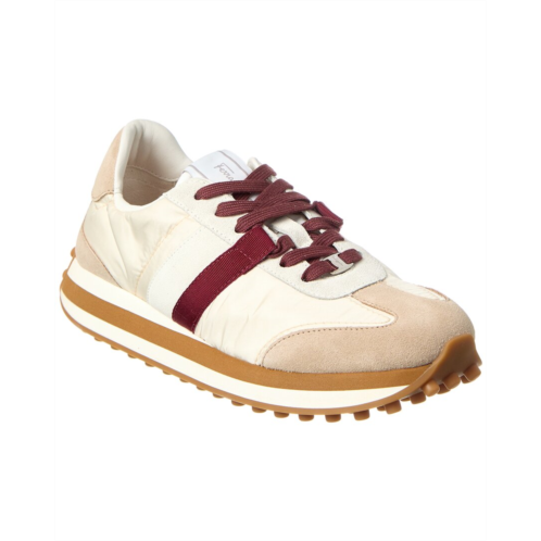 Salvatore Ferragamo ferragamo iulia nylon & suede sneaker