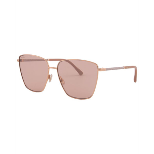 Jimmy Choo womens lavi/s 60mm sunglasses