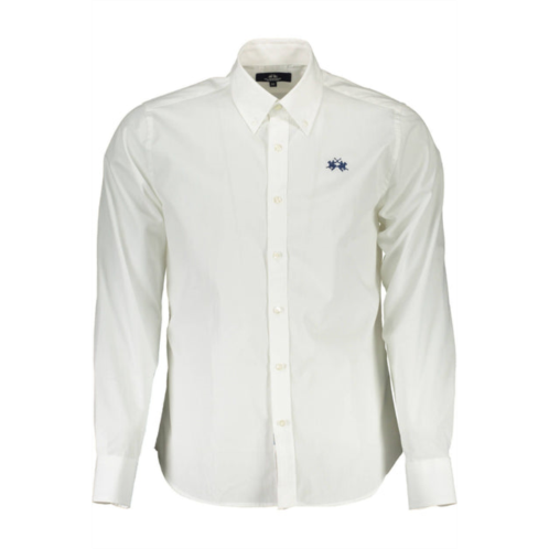 La Martina elegant cotton long sleeve mens shirt