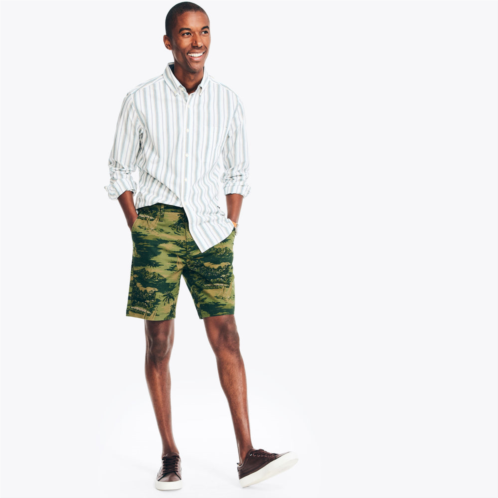 Nautica mens 8.5 printed deck short