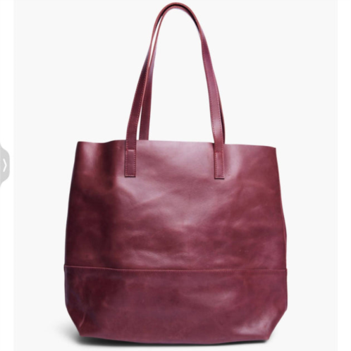 ABLE mamuye classic tote in dark cherry