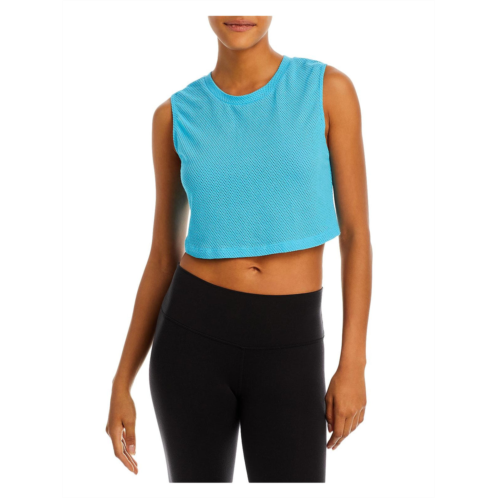 Year of Ours womens mesh muscle crop top
