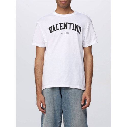 Valentino Garavani logo short sleeves cotton t-shirt in white