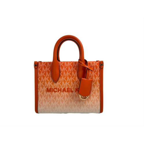 Michael Kors mirella xs leather top zip shopper tote womens bag