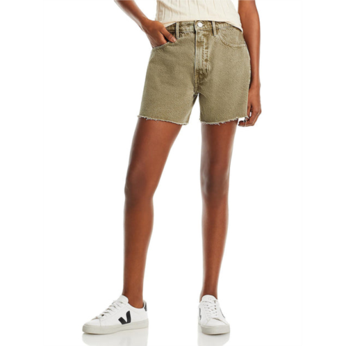 FRAME womens high rise short high-waist shorts