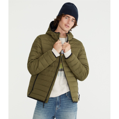 Aeropostale hooded midweight puffer jacket