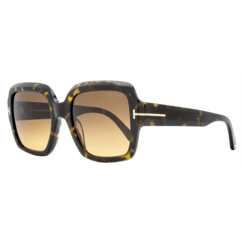 Tom Ford womens kaya sunglasses tf1082 52f dark havana 54mm