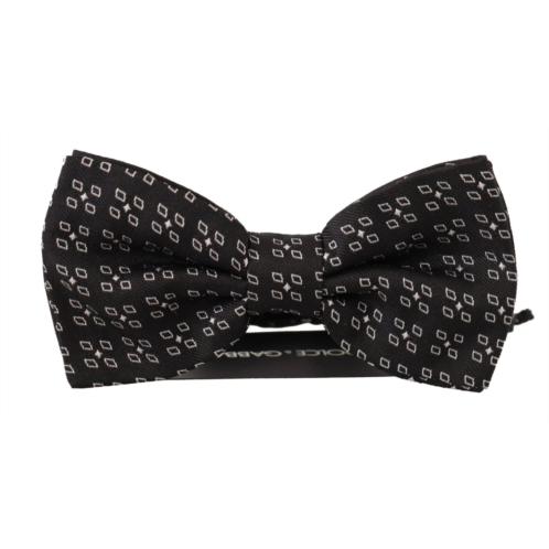 Dolce & Gabbana elegant polka dot silk bow mens tie