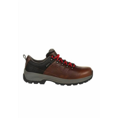 Georgia Boot eagle trail alloy toe waterproof oxford - wide width in brown