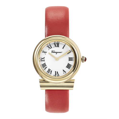 Salvatore Ferragamo gancini leather watch