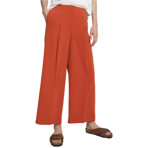 Theory relaxed wide leg pleated pant