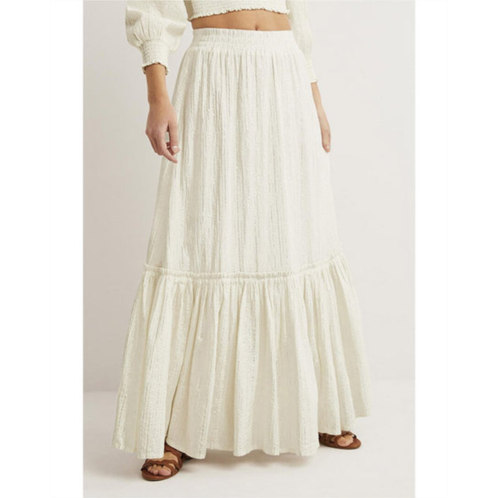 Boden metallic maxi skirt