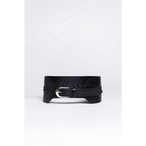 Maria Cher honu waist belt in black