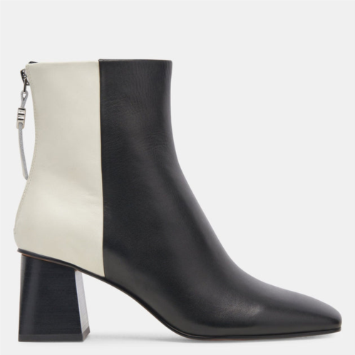 Dolce Vita fifi h2o wide booties black white leather