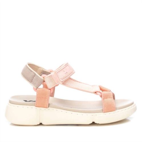 Xti womens flat sandals in nude