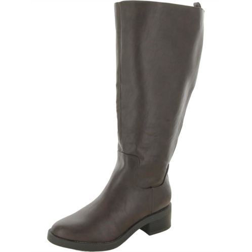 LifeStride blythe womens faux leather wide calf knee-high boots