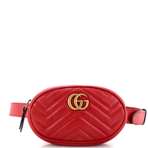 Gucci gg marmont belt bag matelasse leather