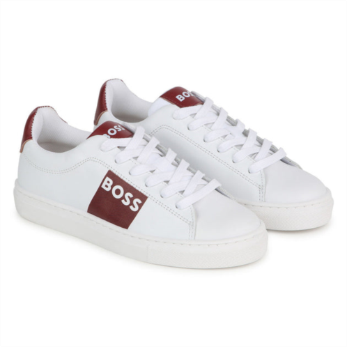 BOSS white logo sneakers