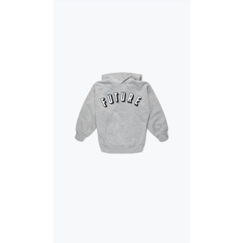 Molo boys maxx hoodie in grey melange