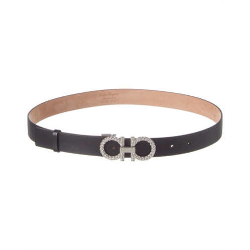 Salvatore Ferragamo ferragamo gancini adjustable leather belt