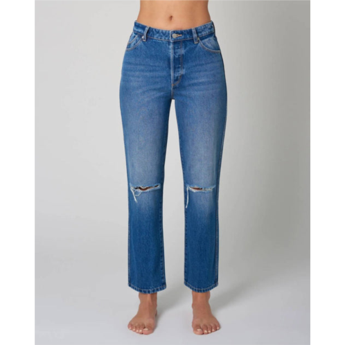 ROLLA classic straight ankle denim pants in worn