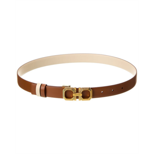 Salvatore Ferragamo ferragamo gancini reversible & adjustable leather belt