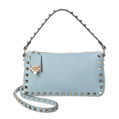 Valentino rockstud small grainy leather crossbody