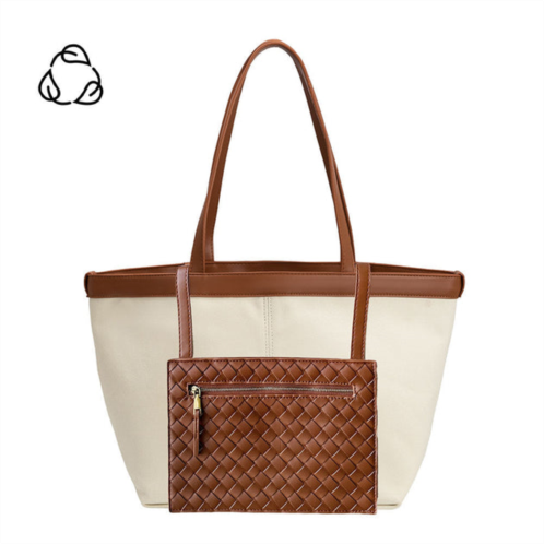 Melie Bianco priscilla saddle canvas large tote