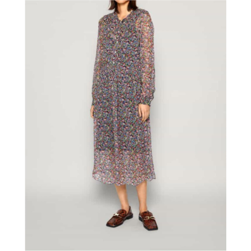 BAUM UND PFERDGARTEN amaira flower field dress in reddish flower field