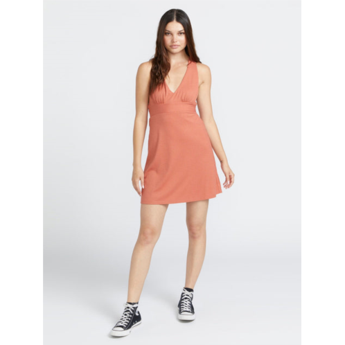 Volcom island bopper dress - rosewood