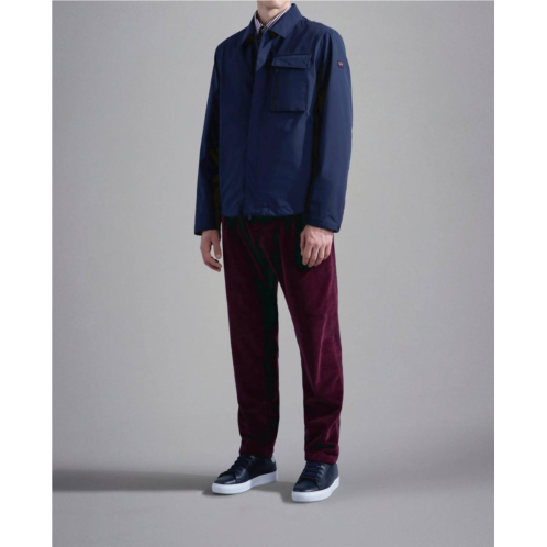 Paul & Shark save the sea re 4x4 stretch typhoon shacket in navy