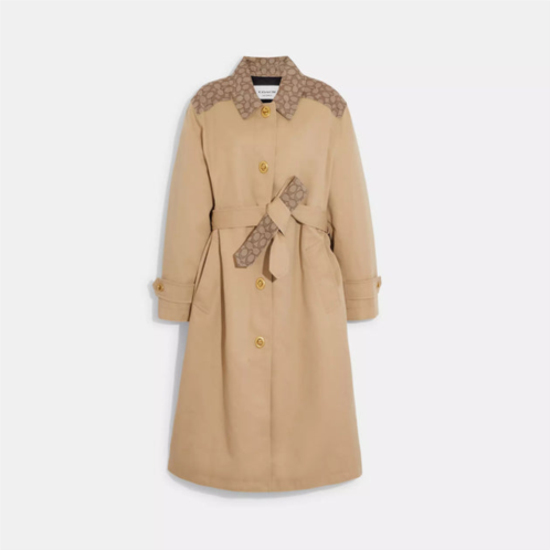 Coach Outlet signature turnlock trench